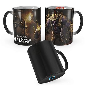 Caneca Mágica Alistar Velho Oeste League of Legends Lol