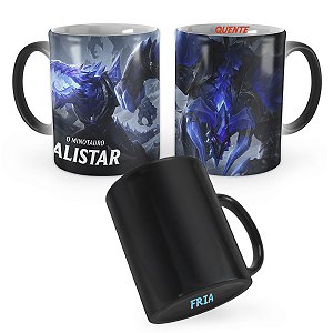 Caneca Mágica Alistar Gelo Sombrio League of Legends Lol