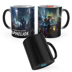 Caneca Mágica Aphelios Heartsteel League of Legends Lol