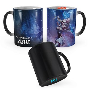 Caneca Mágica Ashe de Freljord League of Legends Lol