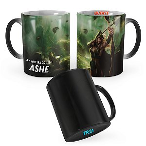Caneca Mágica Ashe de Sherwood League of Legends Lol
