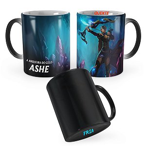 Caneca Mágica Ashe Ametista League of Legends Lol