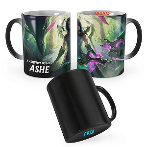 Caneca Mágica Ashe Dragoa Feérica League of Legends Lol