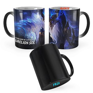 Caneca Mágica Aurelion Sol Dragão da Tormenta League of Legends Lol