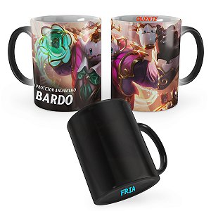 Caneca Mágica Bardo Kawaii Café League of Legends Lol