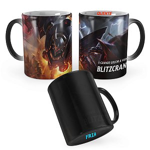 Caneca Mágica Blitzcrank Lanceiro Renegado League of Legends Lol