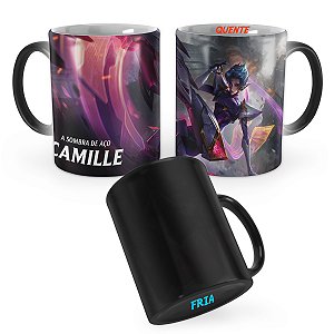 Caneca Mágica Camille Comandante de Ataque League of Legends Lol