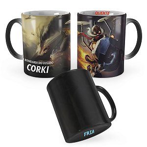 Caneca Mágica Corki League of Legends Lol