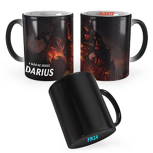 Caneca Mágica Darius Velho Oeste League of Legends Lol