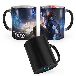 Caneca Mágica Pulsefire Ekko League of Legends Lol