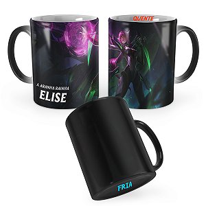 Caneca Mágica Elise Supergaláctica League of Legends Lol