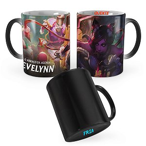 Caneca Mágica Evelynn Frenesi Açucarado League of Legends Lol