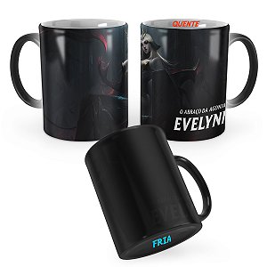 Caneca Mágica Evelynn Congregação das Bruxas League of Legends Lol