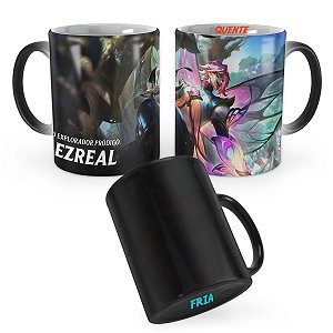 Caneca Mágica Ezreal Corte das Fadas League of Legends Lol