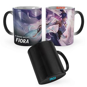 Caneca Mágica Fiora Espada Alada League of Legends Lol