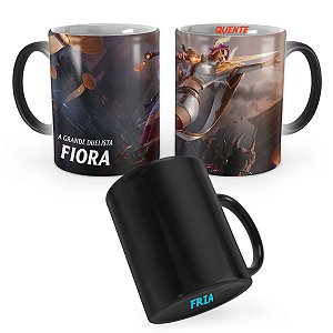 Caneca Mágica Fiora Fera Lunar de Prestígio League of Legends Lol