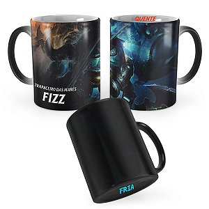 Caneca Mágica Fizz Esquadrão Ômega League of Legends Lol