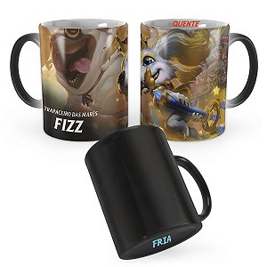 Caneca Mágica Fizz Doguinho de Prestígio League of Legends Lol