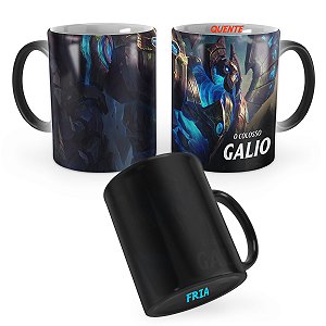 Caneca Mágica Galio Enfeitiçado League of Legends Lol