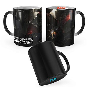 Caneca Mágica Capitão Gangplank League of Legends Lol