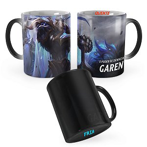 Caneca Mágica Deus-Rei Garen League of Legends Lol