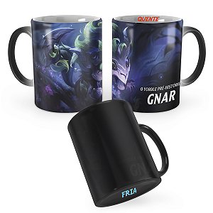 Caneca Mágica Gnar Sabugueiro League of Legends Lol