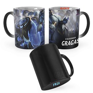 Caneca Mágica Gragas Vigia League of Legends Lol
