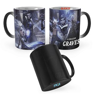 Caneca Mágica Graves EDG League of Legends Lol