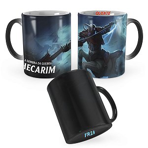 Caneca Mágica Hecarim Cavaleiro Sanguinário League of Legends Lol