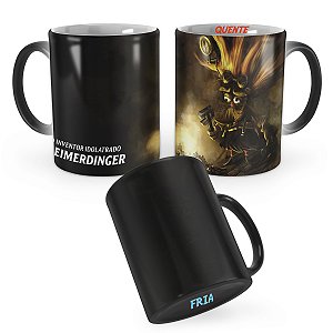 Caneca Mágica Heimerdinger em Manutenção League of Legends Lol
