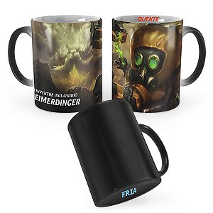 Caneca Mágica Heimerdinger Substâncias Perigosas League of Legends