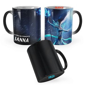 Caneca Mágica Janna Rainha Gélida League of Legends Lol