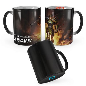 Caneca Mágica Patrulheiro Jarvan IV League of Legends Lol
