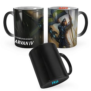 Caneca Mágica Jarvan IV Vitorioso League of Legends Lol