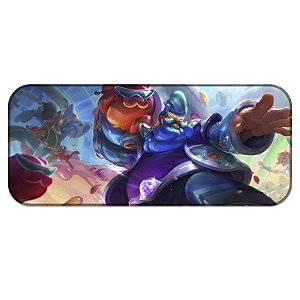 Tapete MousePad Gragas Embalos no Espaço Lol Grande - Oferta