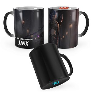 Caneca Mágica Jinx Arcane League of Legends Lol