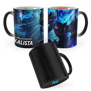Caneca Mágica Kalista Mundial 2015 League of Legends Lol