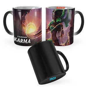 Caneca Mágica Karma Deusa do Sol League of Legends Lol