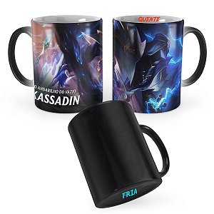 Caneca Mágica Kassadin Lâmina do Trovão League of Legends Lol