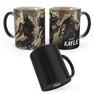 Caneca Mágica Kayle Inquisidora de Ferro League of Legends Lol