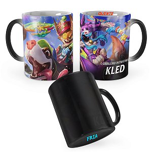 Caneca Mágica Kled Cabeça de Ração League of Legends Lol