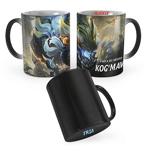 Caneca Mágica KogMaw Pergaminhos Shan Hai League of Legends Lol