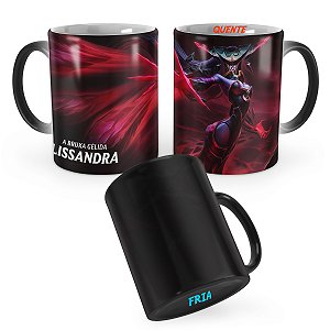 Caneca Mágica Lissandra Hematita League of Legends Lol