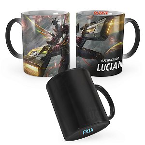 Caneca Mágica Lucian Paladino de Ataque League of Legends Lol