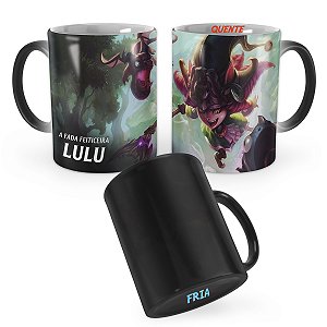 Caneca Mágica Lulu Treinadora de Dragões League of Legends Lol