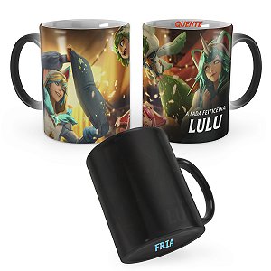 Caneca Mágica Lulu Pijaminha Estelar League of Legends Lol