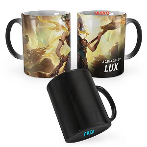 Caneca Mágica Lux Imperatriz Lunar League of Legends Lol