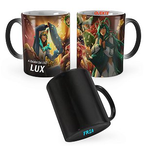 Caneca Mágica Lux Pijaminha Estelar League of Legends Lol