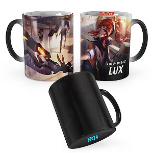 Caneca Mágica Lux Academia de Batalha League of Legends Lol