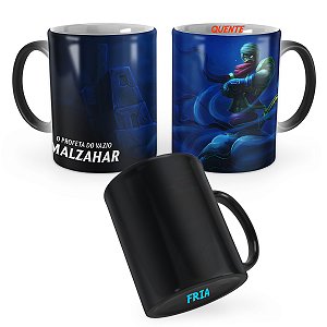 Caneca Mágica Malzahar Gênio da Lâmpada League of Legends Lol